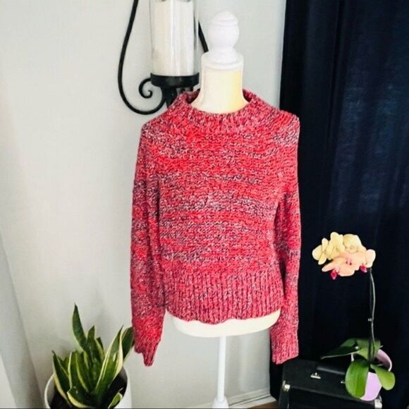 Current/Elliott The Moonshine Sweater, Red/Black, Size: (2), Small, NWT - Picture 1 of 16